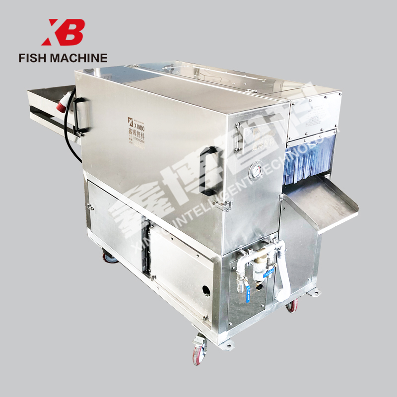 XBF-009C开肚去内脏清洗一体机All-in-one machine for Belly opening,viscera removal&cleaning