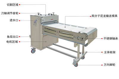 XBF-005鱼类鲜切机Fish fresh cutting machine