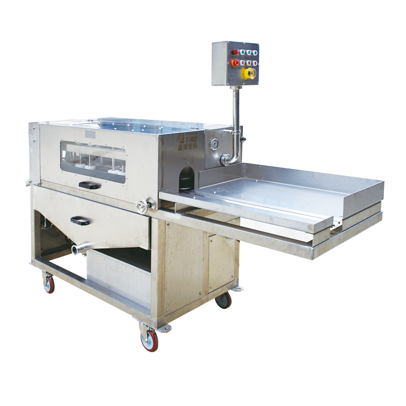 XBF-009B开肚去内脏清洗一体机 All-in-one machine for Belly opening,viscera removal &cleaning